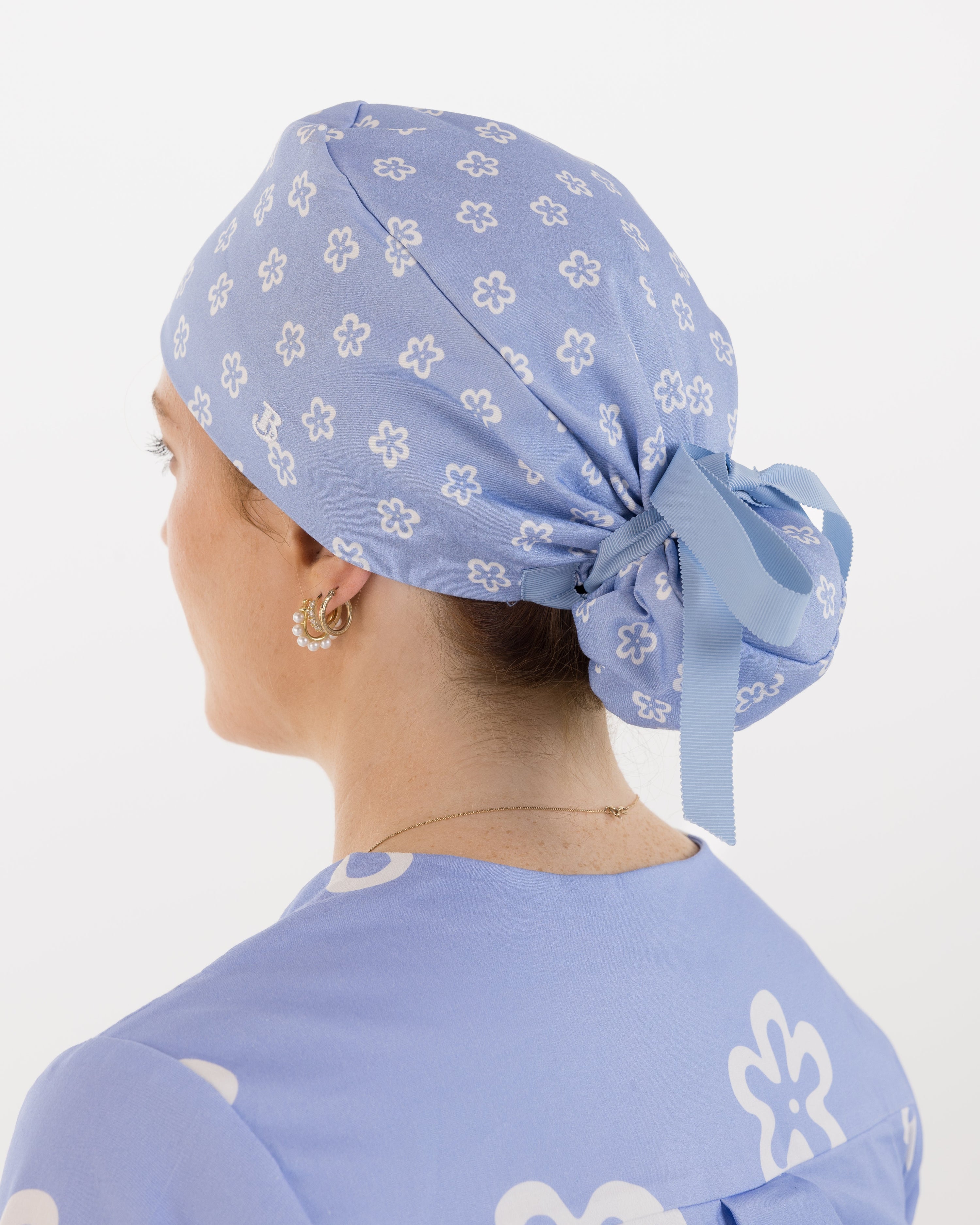 Daisy Scrub Cap