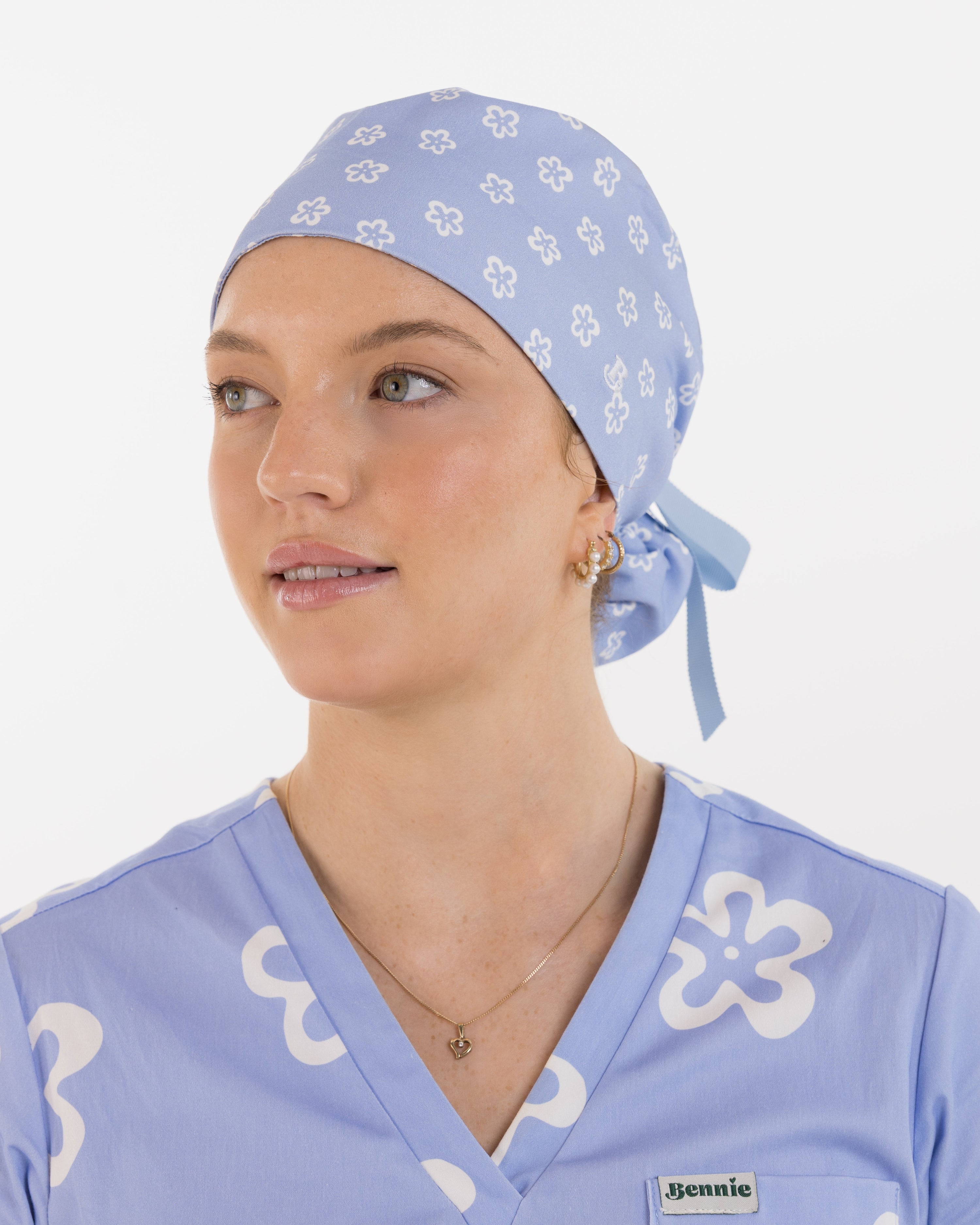 Daisy Scrub Cap
