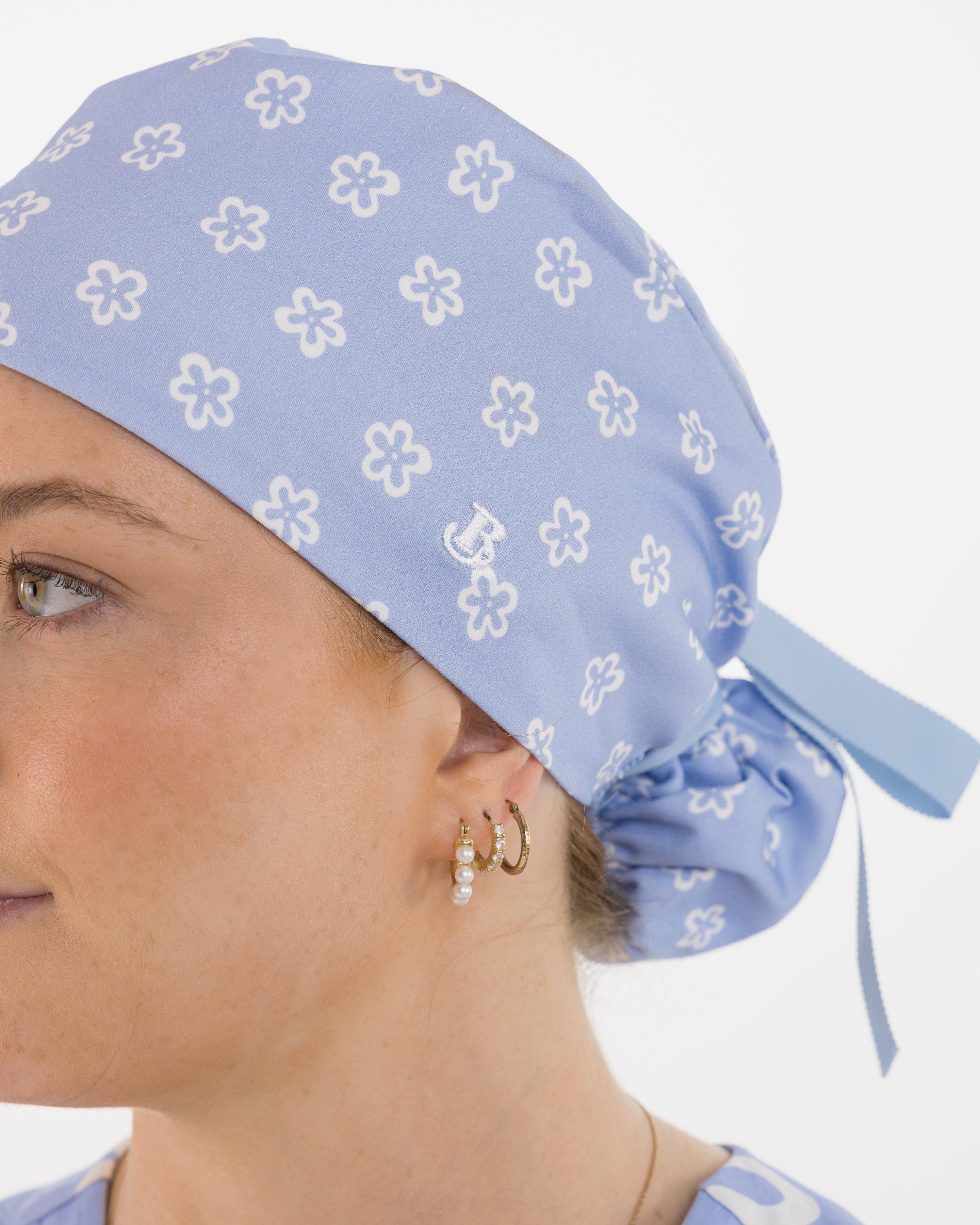 Daisy Scrub Cap
