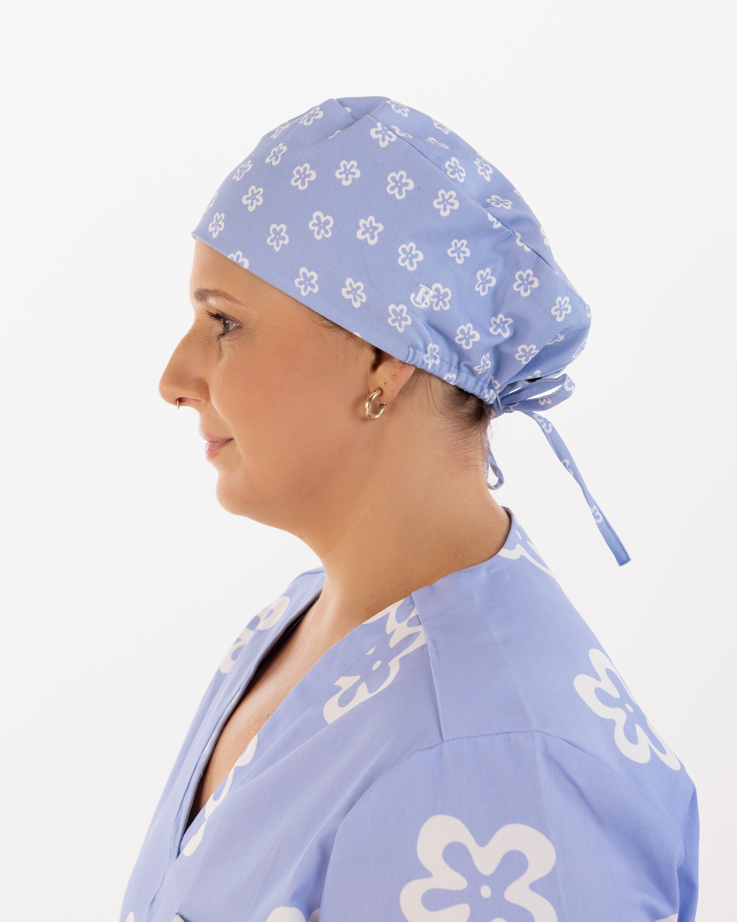 Daisy Scrub Cap