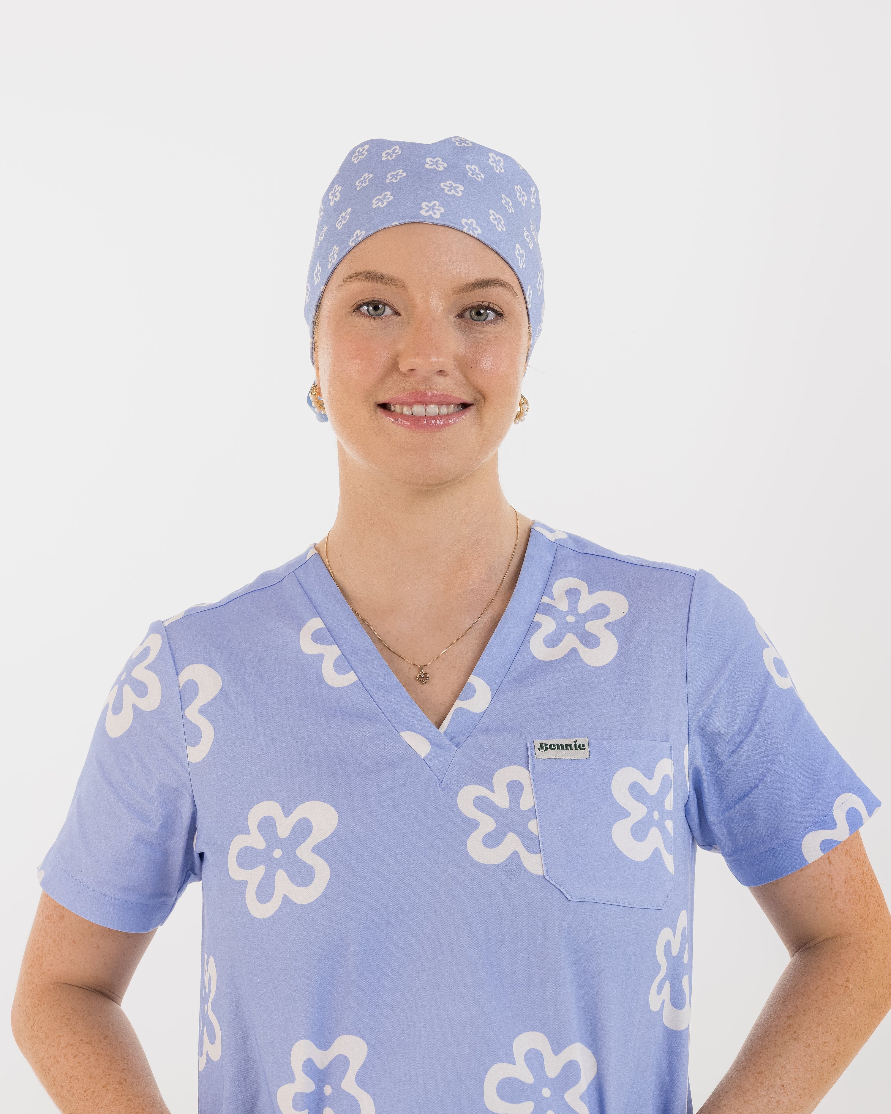 Daisy Scrub Cap