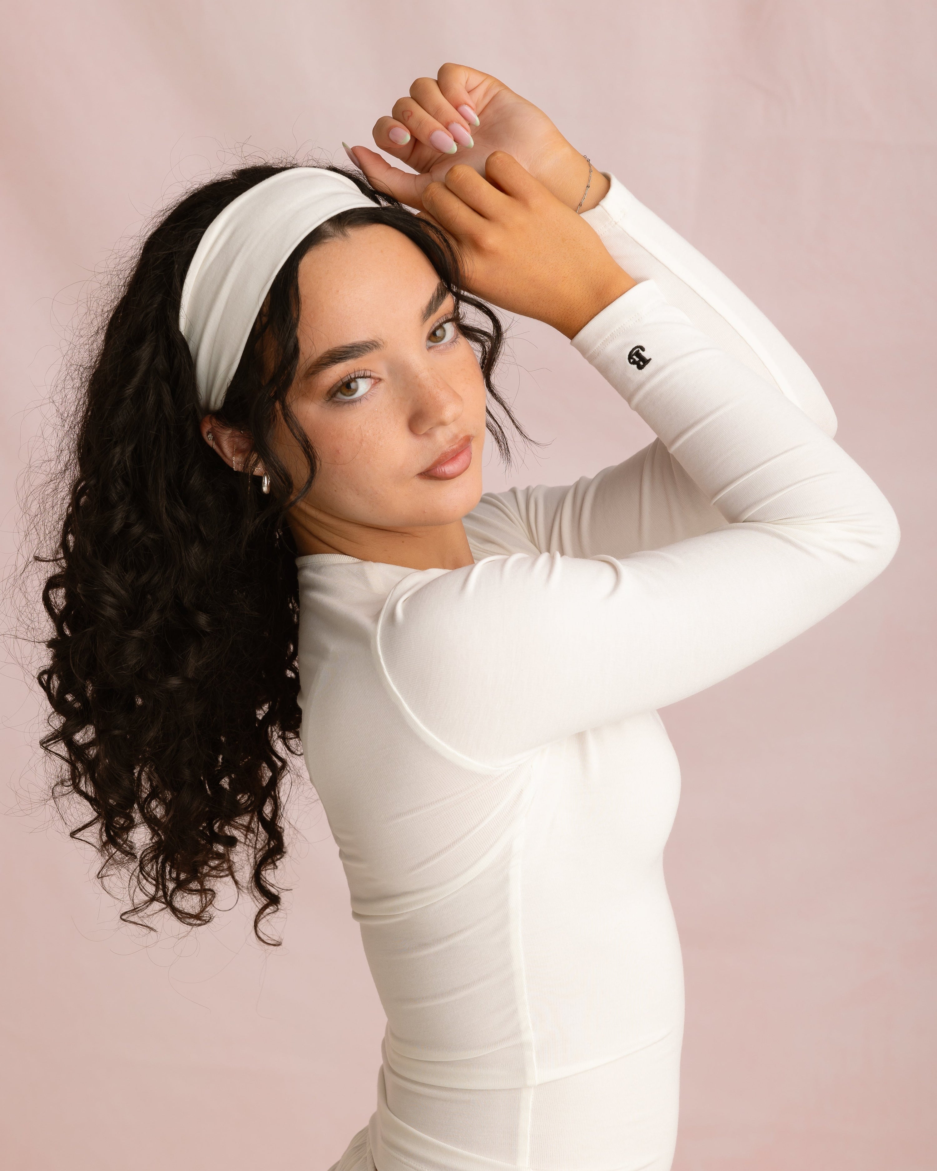 Bamboo Headband | White