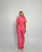Back view of Bennie Athena Scrub Set, highlighting fit and design details of the scrubs.