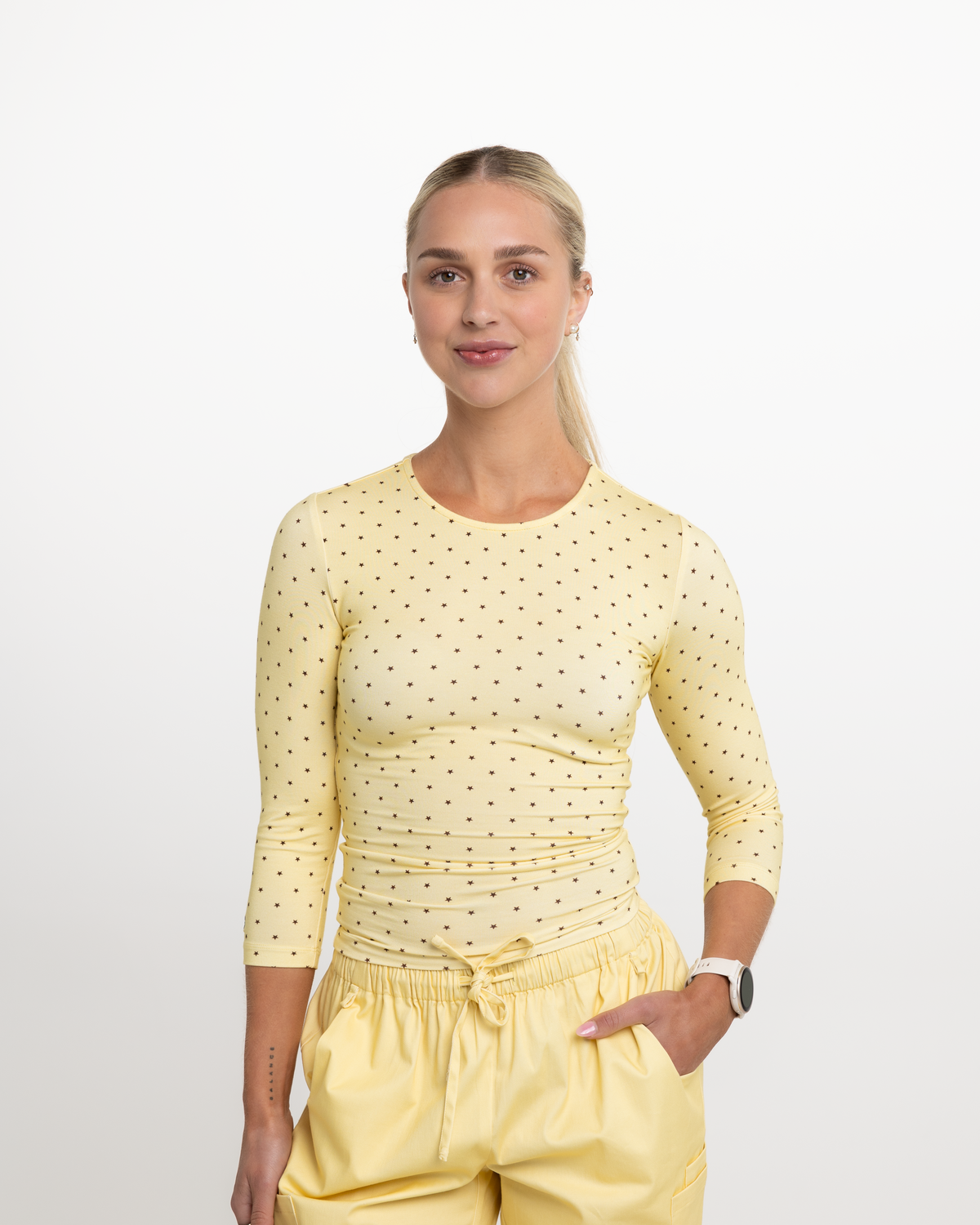 Bamboo ¾ Underscrubs | Stars